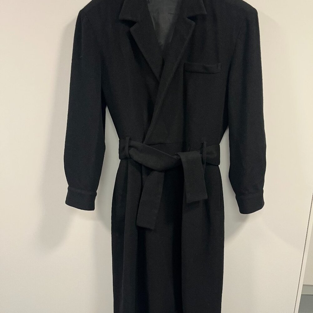 Vintage Alcott & Andrews 100% Cashmere Belted "Blazer Dress" Size 4-6